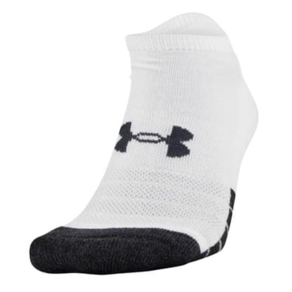 🌿SPRING SALE🌿 Under Armour UA Performance No Show 6 Pack Socks M 1348014 100 - Picture 3 of 4